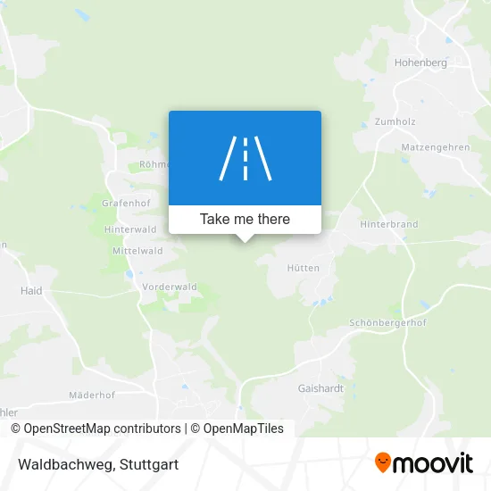 Карта Waldbachweg