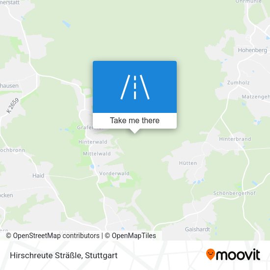 Hirschreute Sträßle map