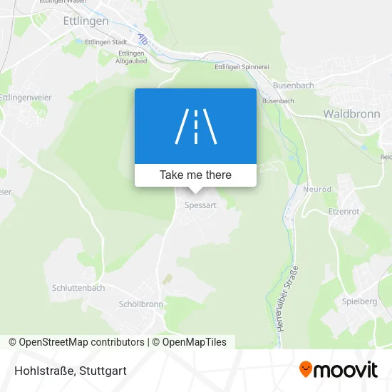 Карта Hohlstraße