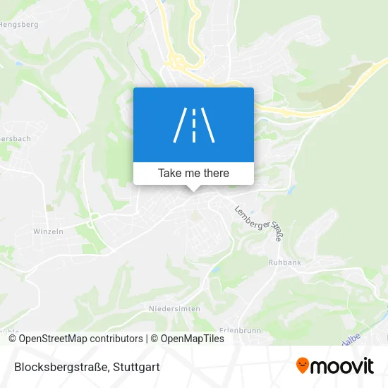 Карта Blocksbergstraße