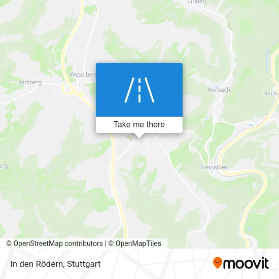 Карта In den Rödern