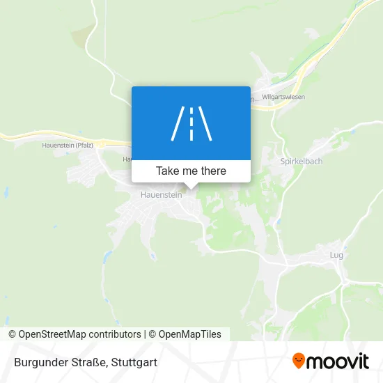 Карта Burgunder Straße