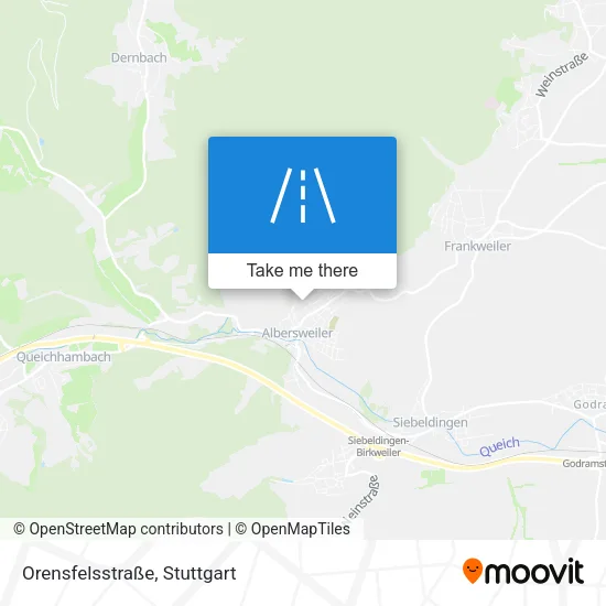Orensfelsstraße map