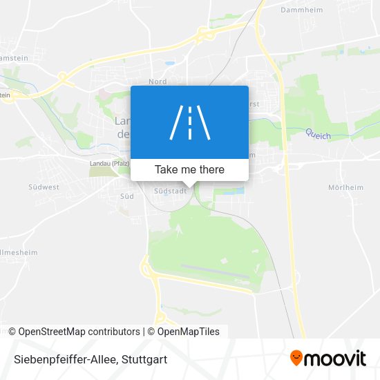 Siebenpfeiffer-Allee map