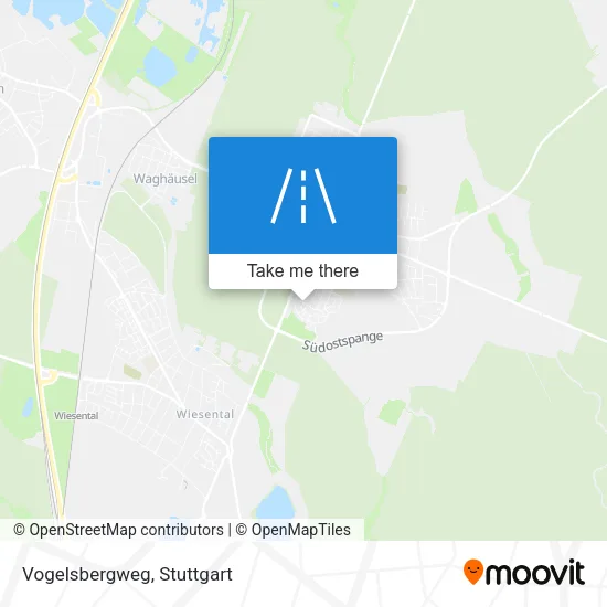Карта Vogelsbergweg