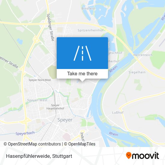 Hasenpfühlerweide map