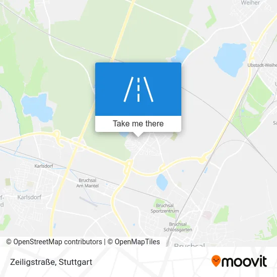 Карта Zeiligstraße