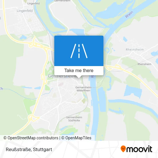 Карта Reußstraße
