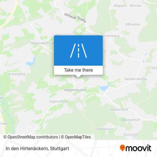 In den Hirtenäckern map