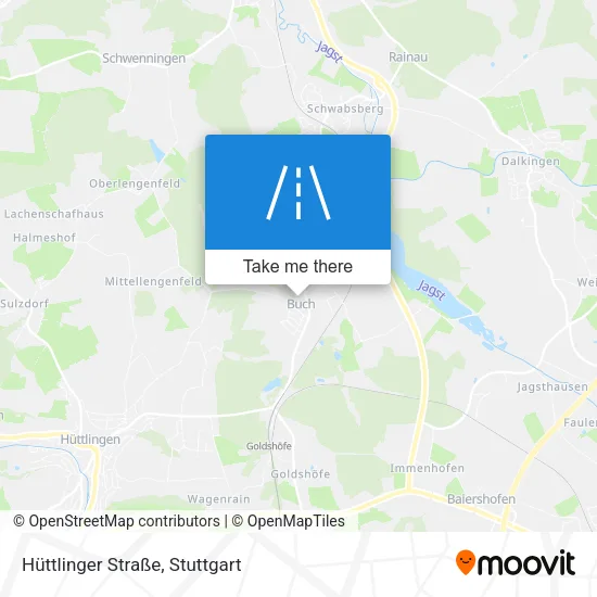 Карта Hüttlinger Straße