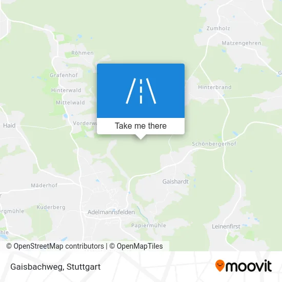 Карта Gaisbachweg