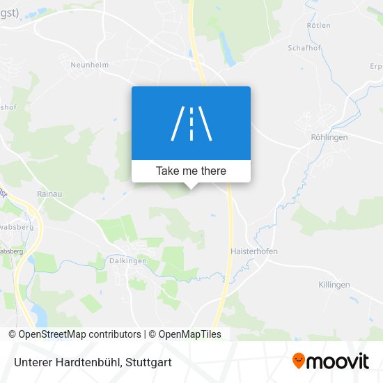 Unterer Hardtenbühl map