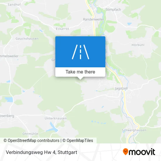 Карта Verbindungsweg Hw 4