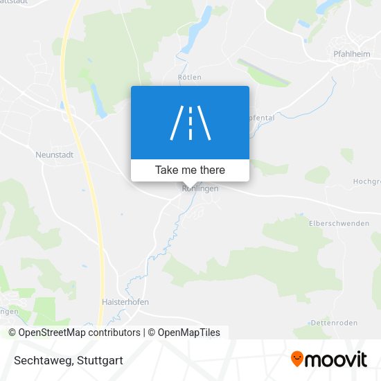 Карта Sechtaweg
