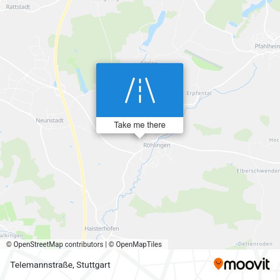 Telemannstraße map