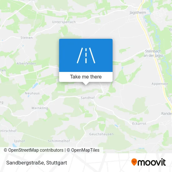 Карта Sandbergstraße