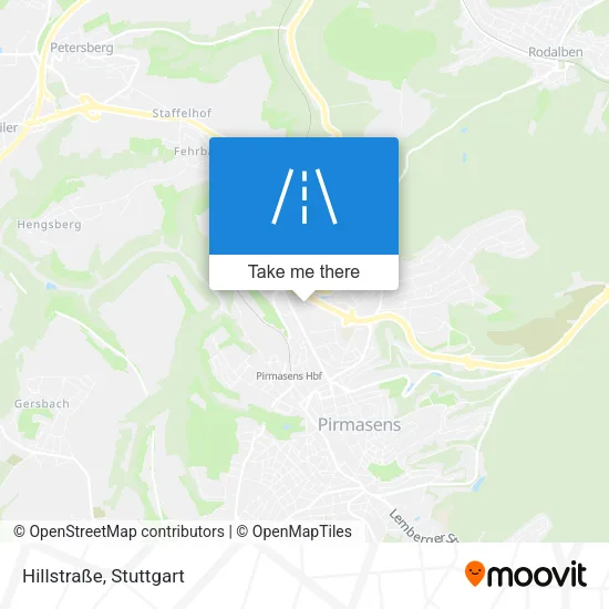 Карта Hillstraße