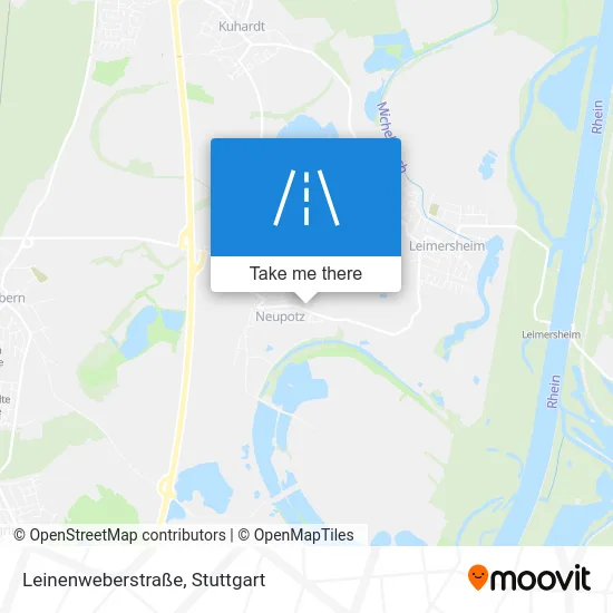 Карта Leinenweberstraße