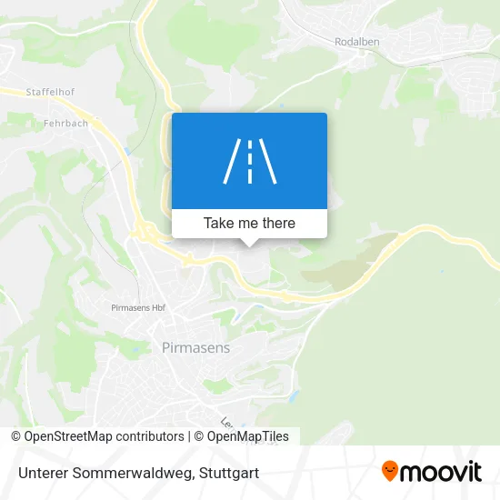 Карта Unterer Sommerwaldweg