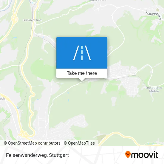 Карта Felsenwanderweg