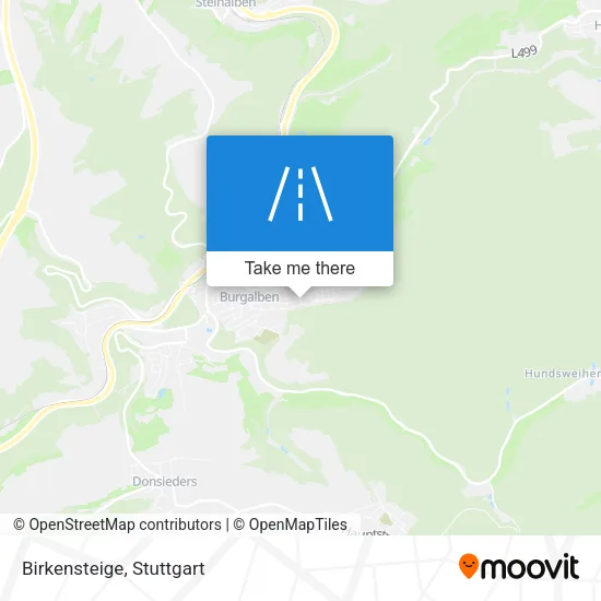 Карта Birkensteige