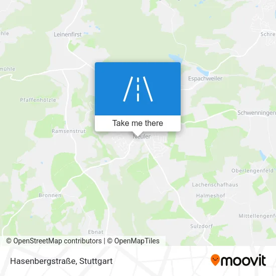 Карта Hasenbergstraße