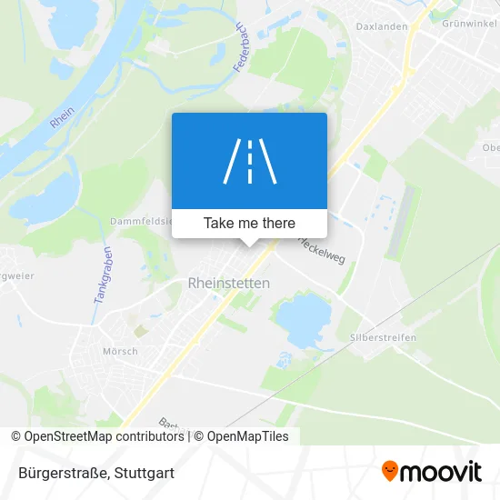 Карта Bürgerstraße