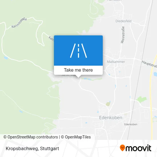 Kropsbachweg map