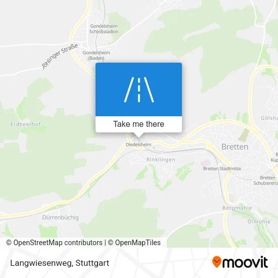 Карта Langwiesenweg