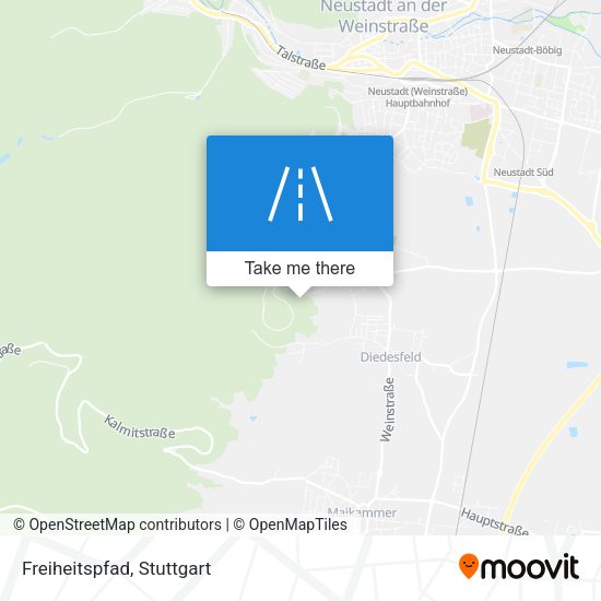 Карта Freiheitspfad
