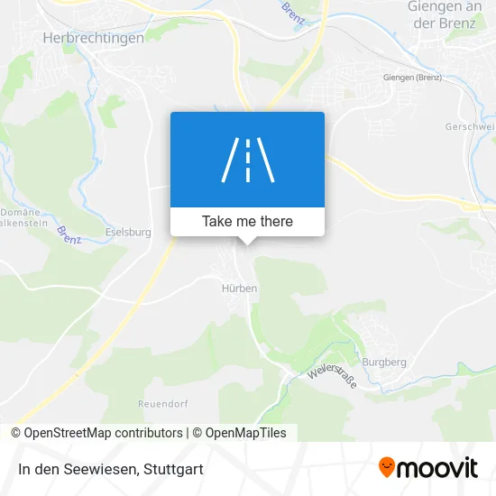 In den Seewiesen map