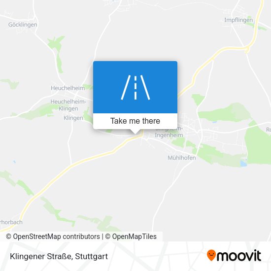 Klingener Straße map