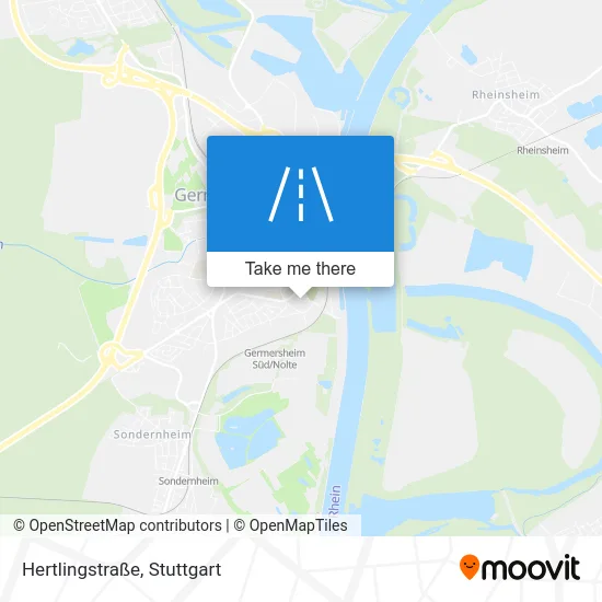 Карта Hertlingstraße