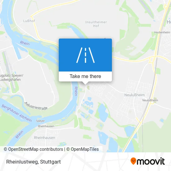 Rheinlustweg map