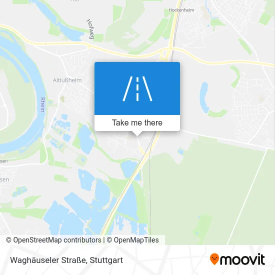 Карта Waghäuseler Straße