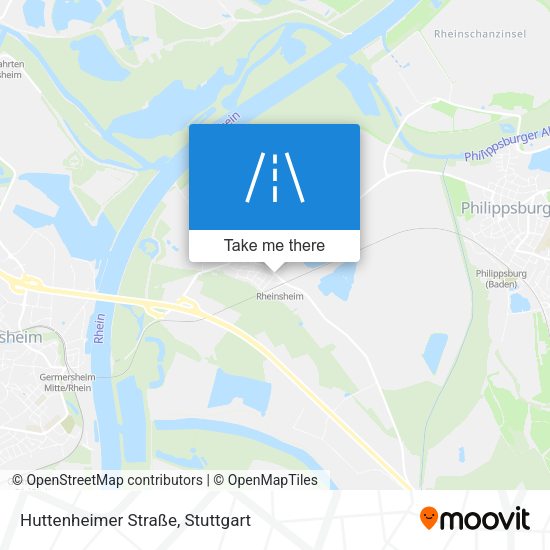 Huttenheimer Straße map