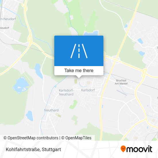 Kohlfahrtstraße map