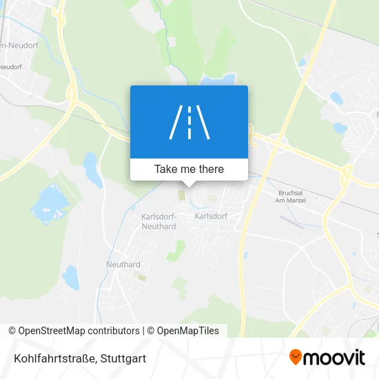 Карта Kohlfahrtstraße