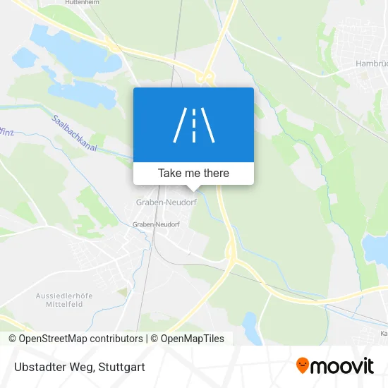 Карта Ubstadter Weg