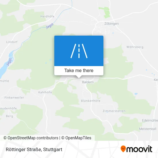 Карта Röttinger Straße