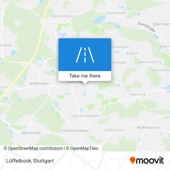 Löffelbuck map