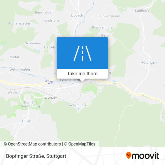 Карта Bopfinger Straße