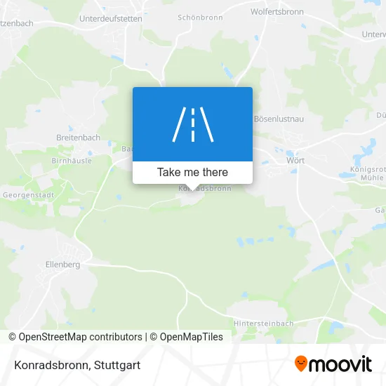 Карта Konradsbronn