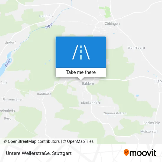 Карта Untere Weilerstraße