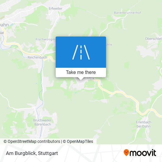 Am Burgblick map