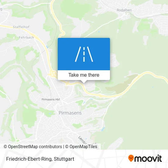 Карта Friedrich-Ebert-Ring