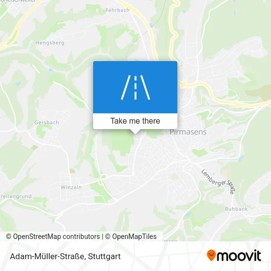Карта Adam-Müller-Straße