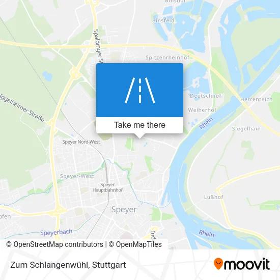 Карта Zum Schlangenwühl