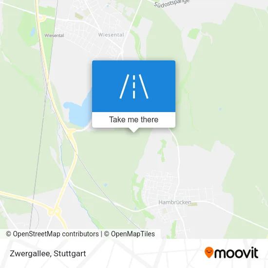 Карта Zwergallee