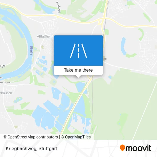 Карта Kriegbachweg